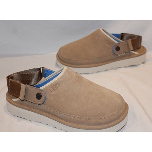 UGG GOLDENCOAST CLOG SIZE SAND SUEDE SLINGBACK SLIDE SANDAL MEN 8 WOMEN 10 - Picture 2 of 6